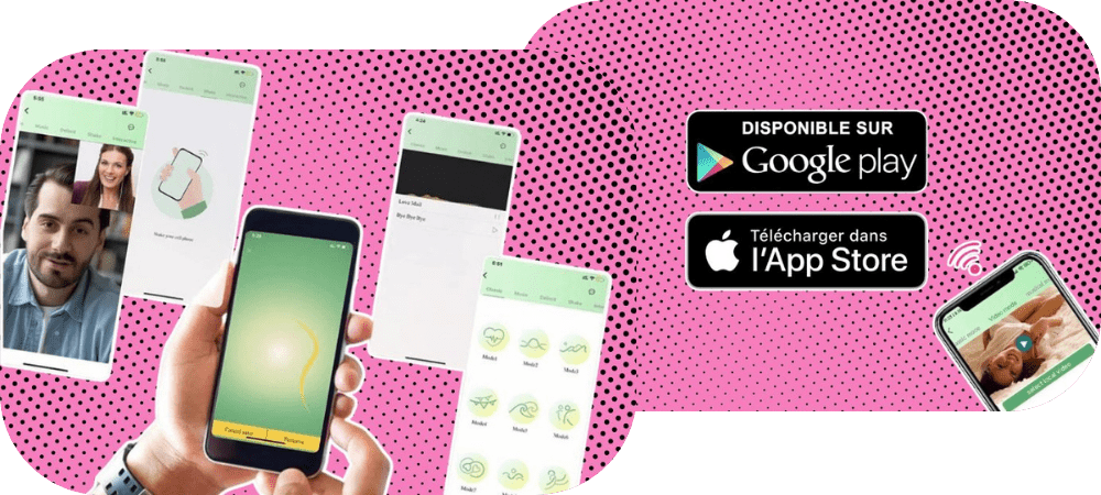 Application de vibromasseur connectée Hello Vibro