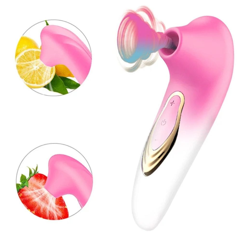 Aspirateur Clitoris et Seins fraise et citron