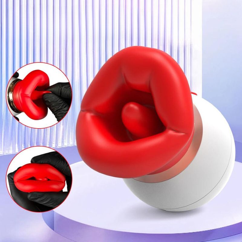 Langue Vibrante Clitoridienne Rouge