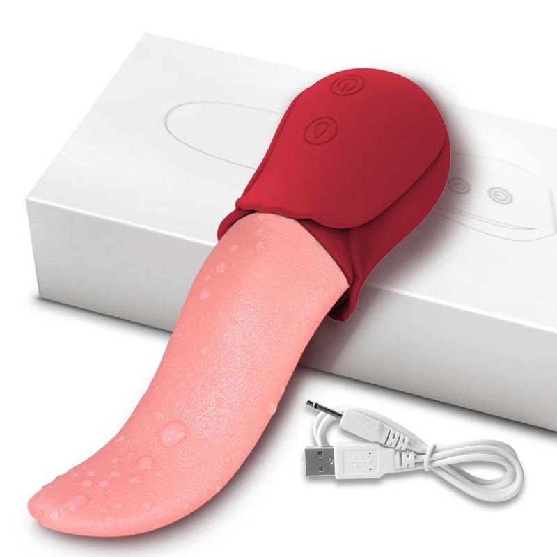 Langue Vibrante Puissante avec Chargeur