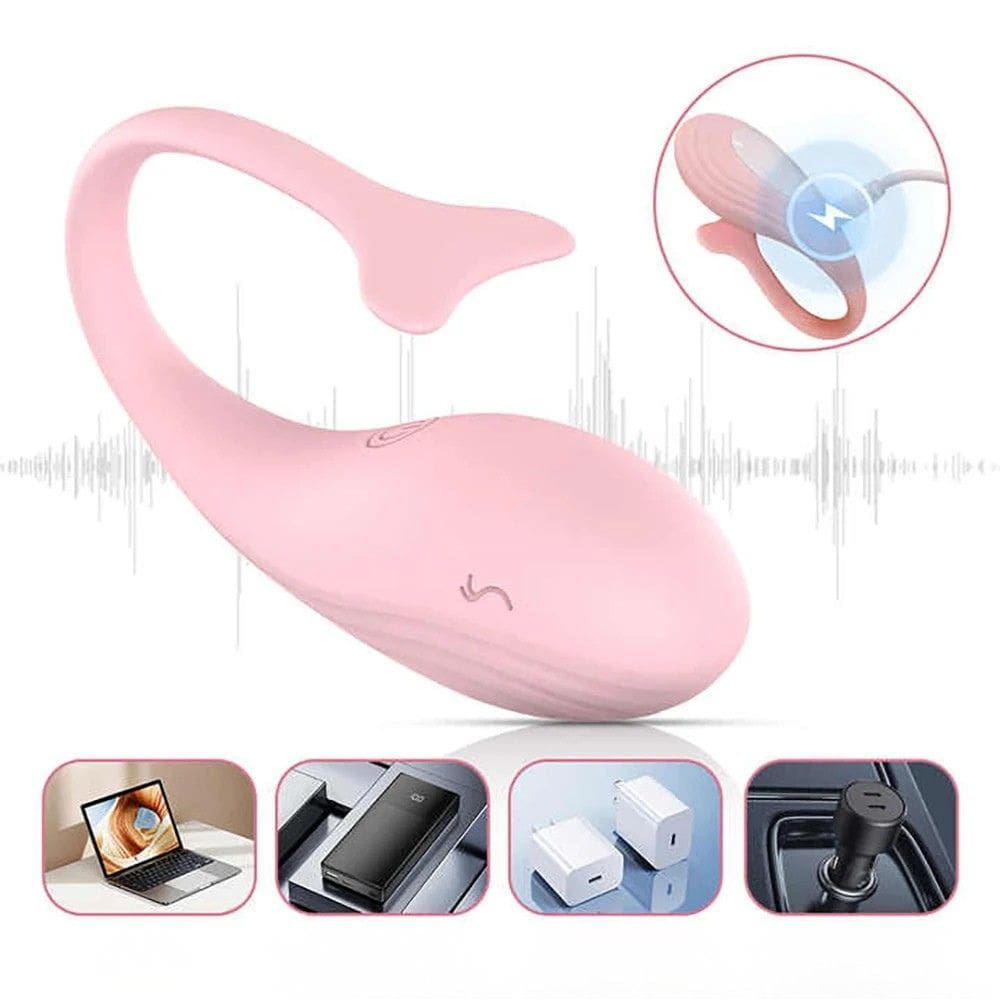 Oeuf Vibrant Baleine Connecté Calandra rechargeable