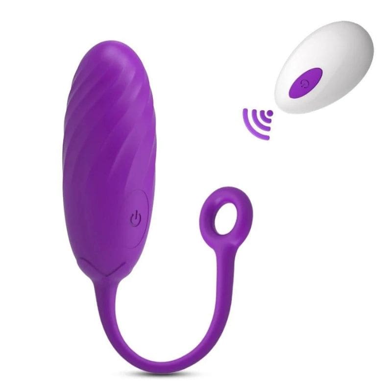 __switch:Violet Oeuf Vibrant Télécommandé Silencieux Violet