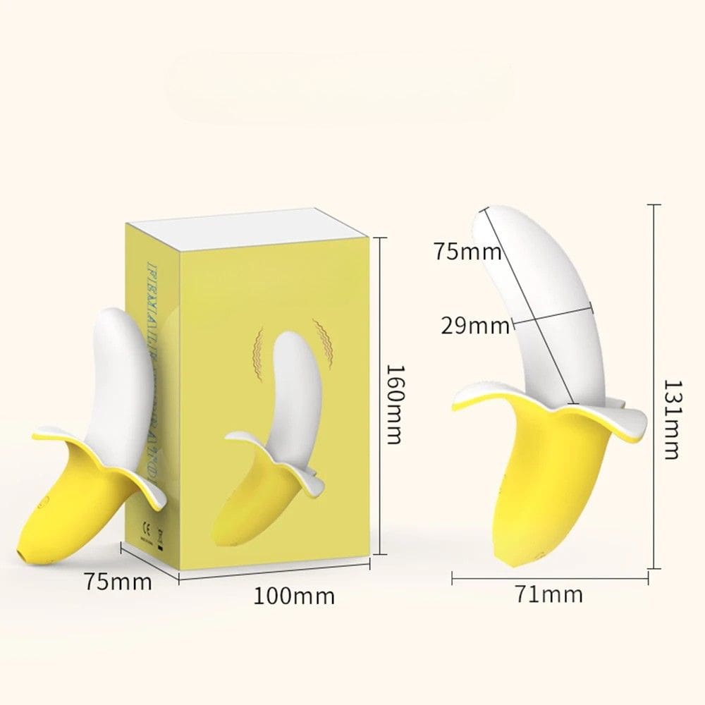 Vibromasseur Banane Monkyx avec ces mesures