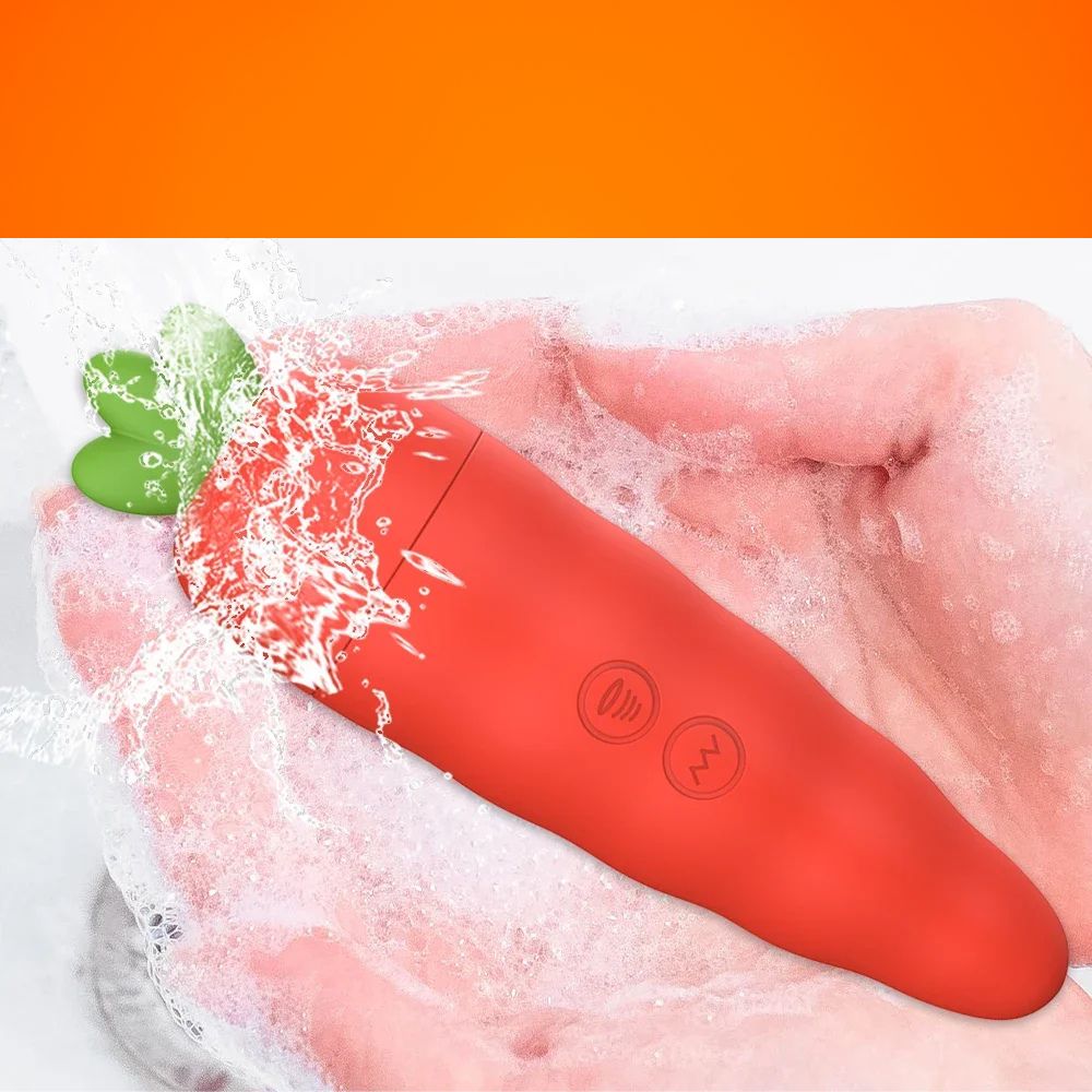 Vibromasseur Carotte Bunnyris waterproof