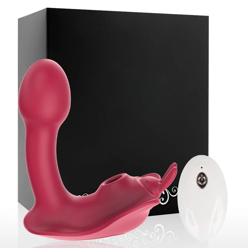 Vibromasseur Papillon Télécommandé Butterflyx rouge