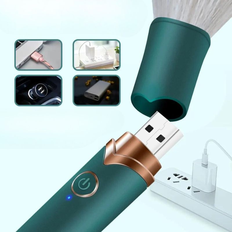 __switch:Vert Vibromasseur Pinceau Rechargeable