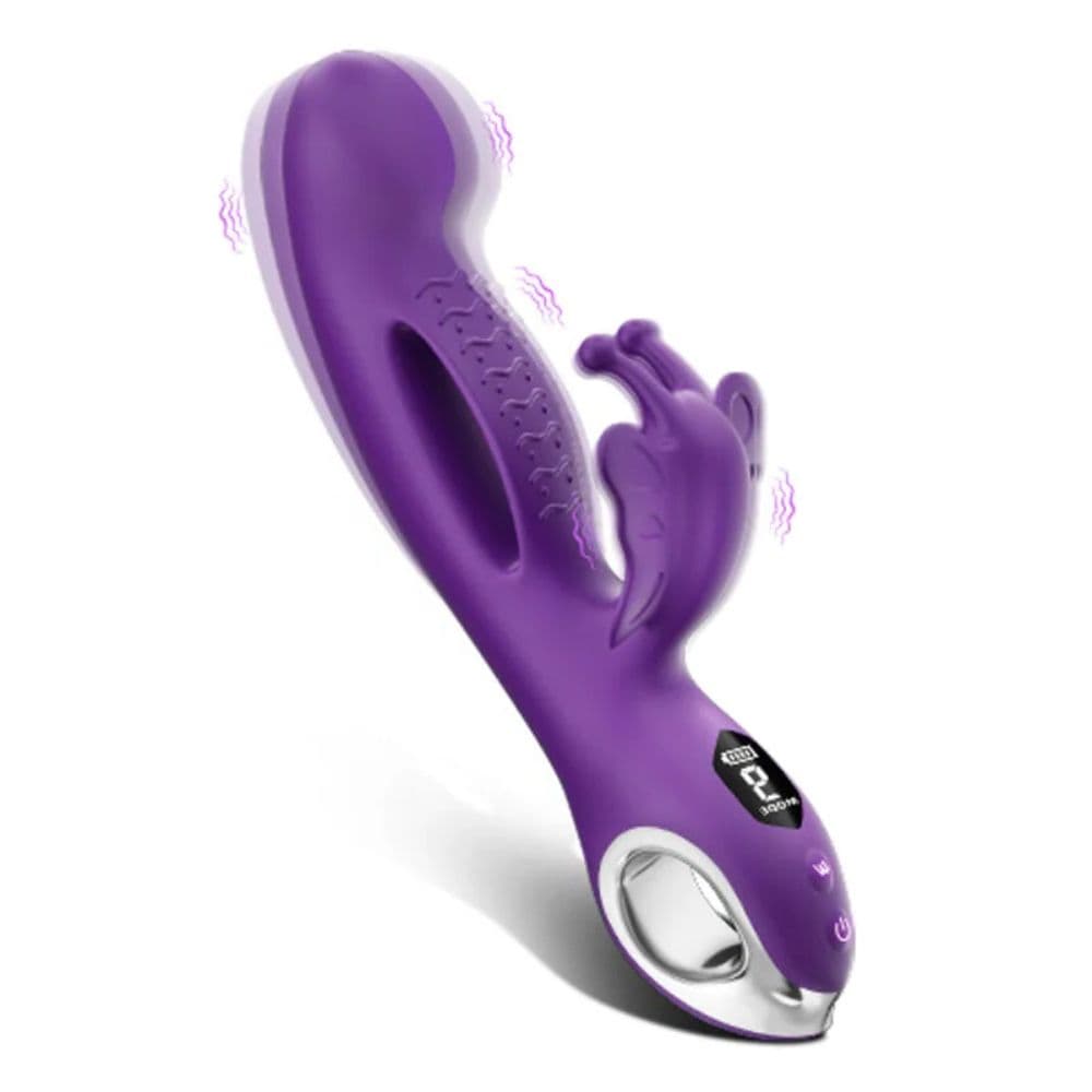 Vibromasseur Rabbit tête large point G Amaris violet