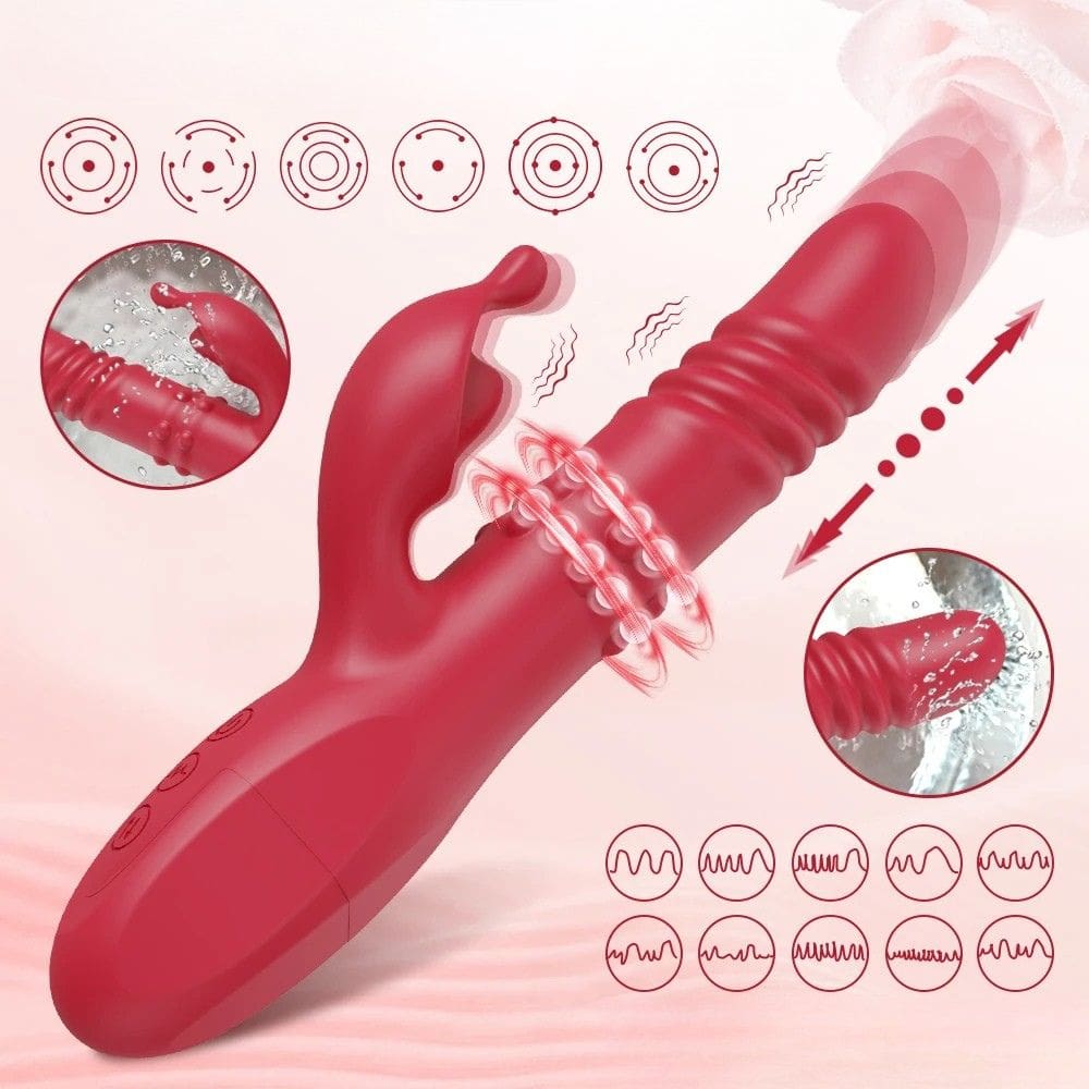 Vibromasseur multi fonction Rabbit va-et-vient Cytheris