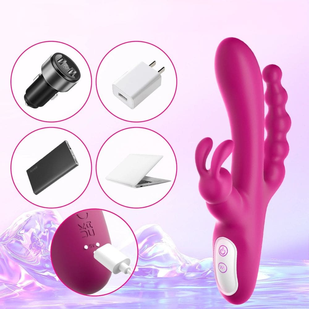 Vibromasseur Triple Astreia rechargeable usb