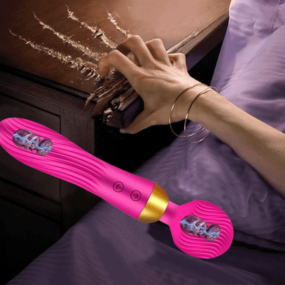 __switch:Rose Vibromasseur Wand XXL Vibrations Intenses