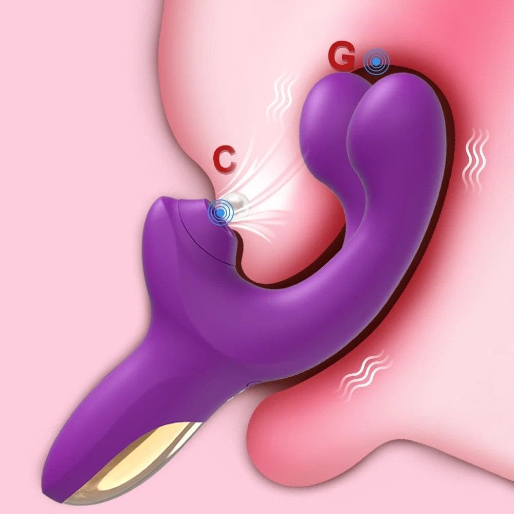__switch:Violet Aspirateur Clitoris et Point g Duo