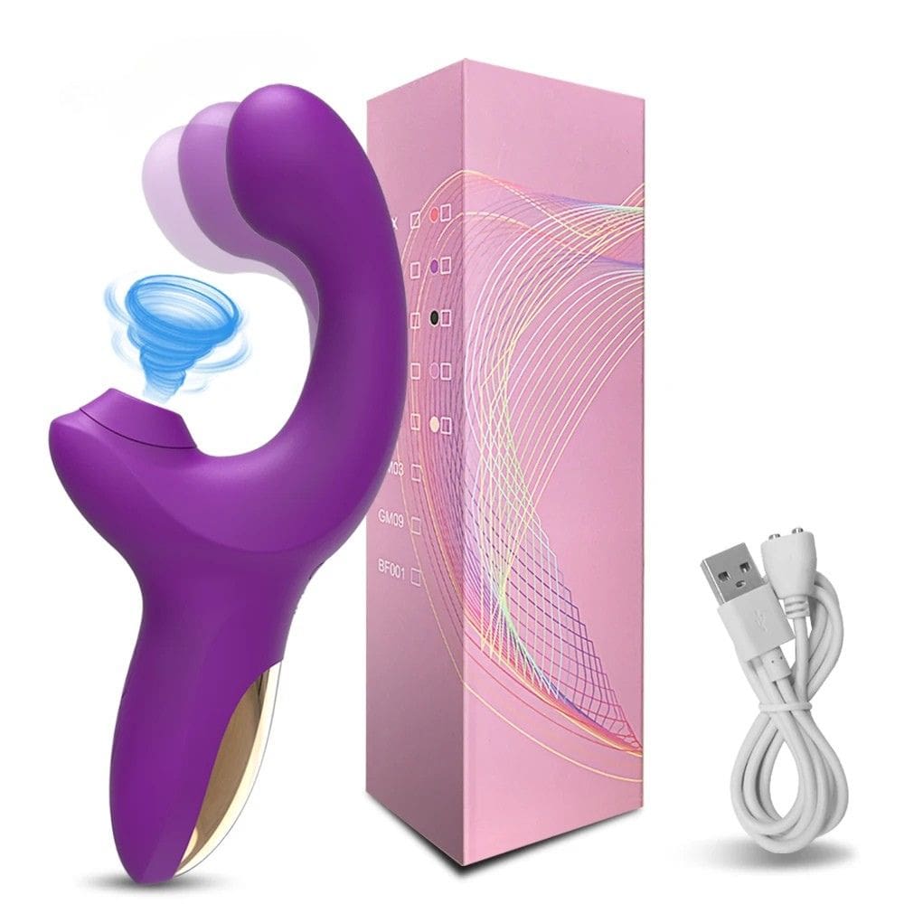 __switch:Violet Aspirateur Clitoris Duo Rechargeable