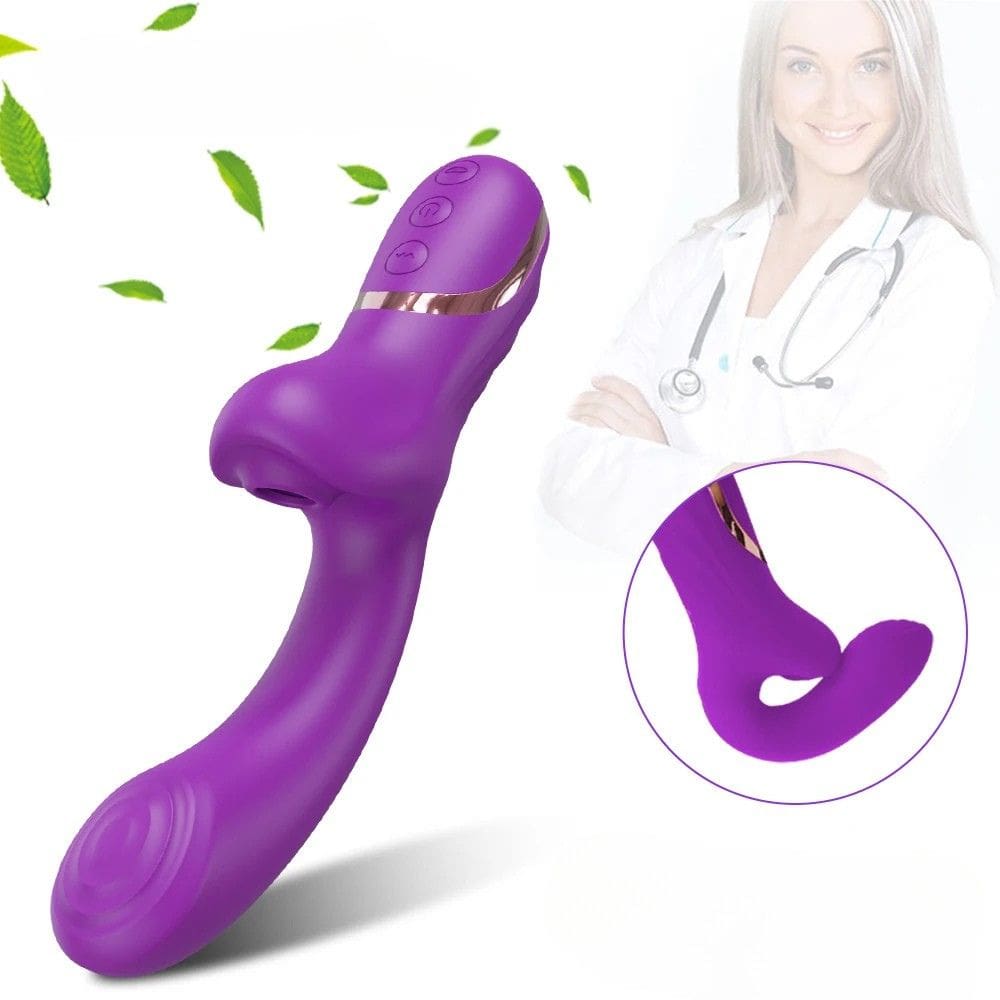 __switch:Violet Vibromasseur Point G et Clitoris Duo
