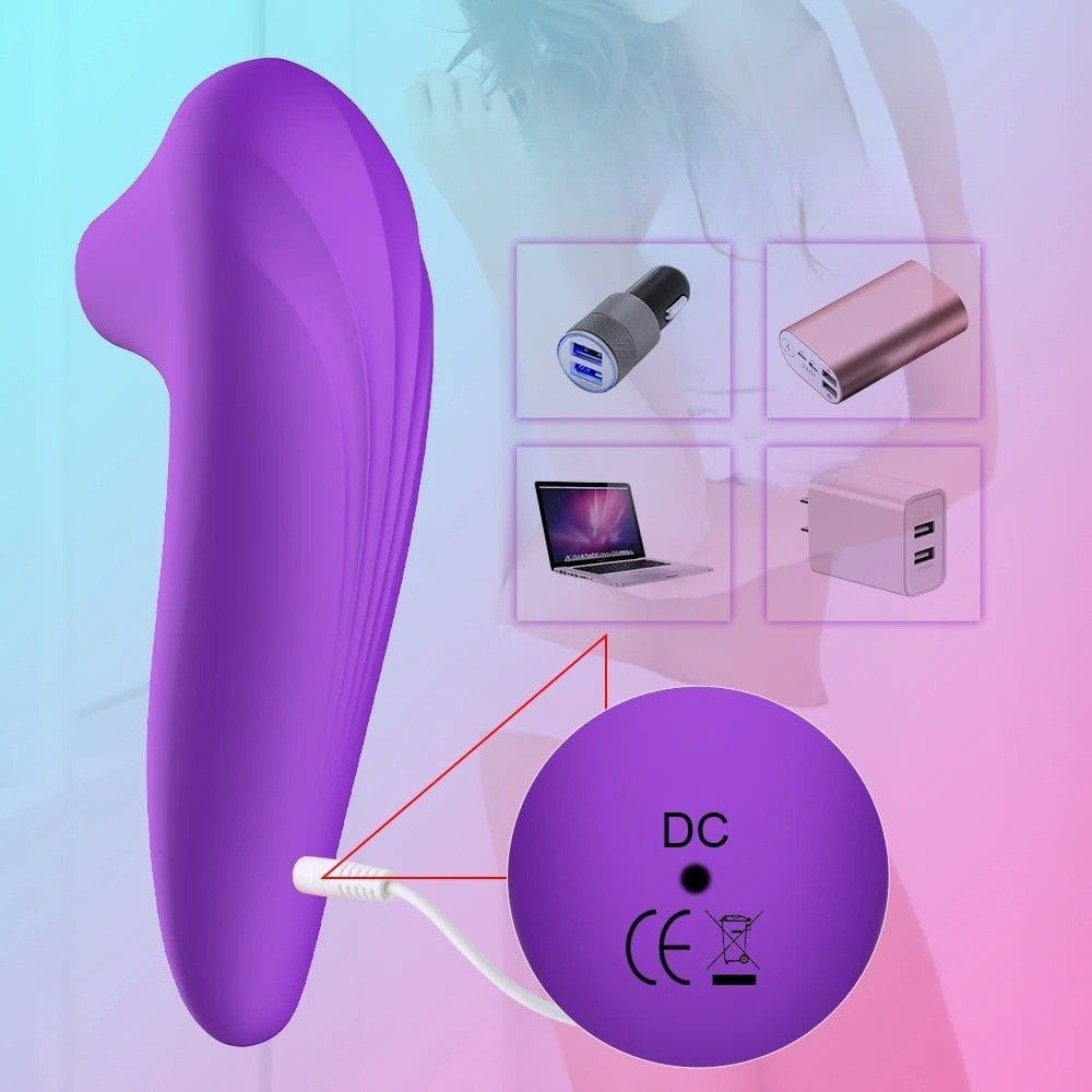 __switch:Violet Mini Aspirateur Clitoris Port USB