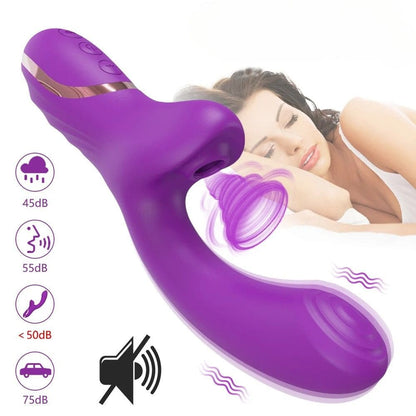 __switch:Violet Vibromasseur Point G et Clitoris Violet