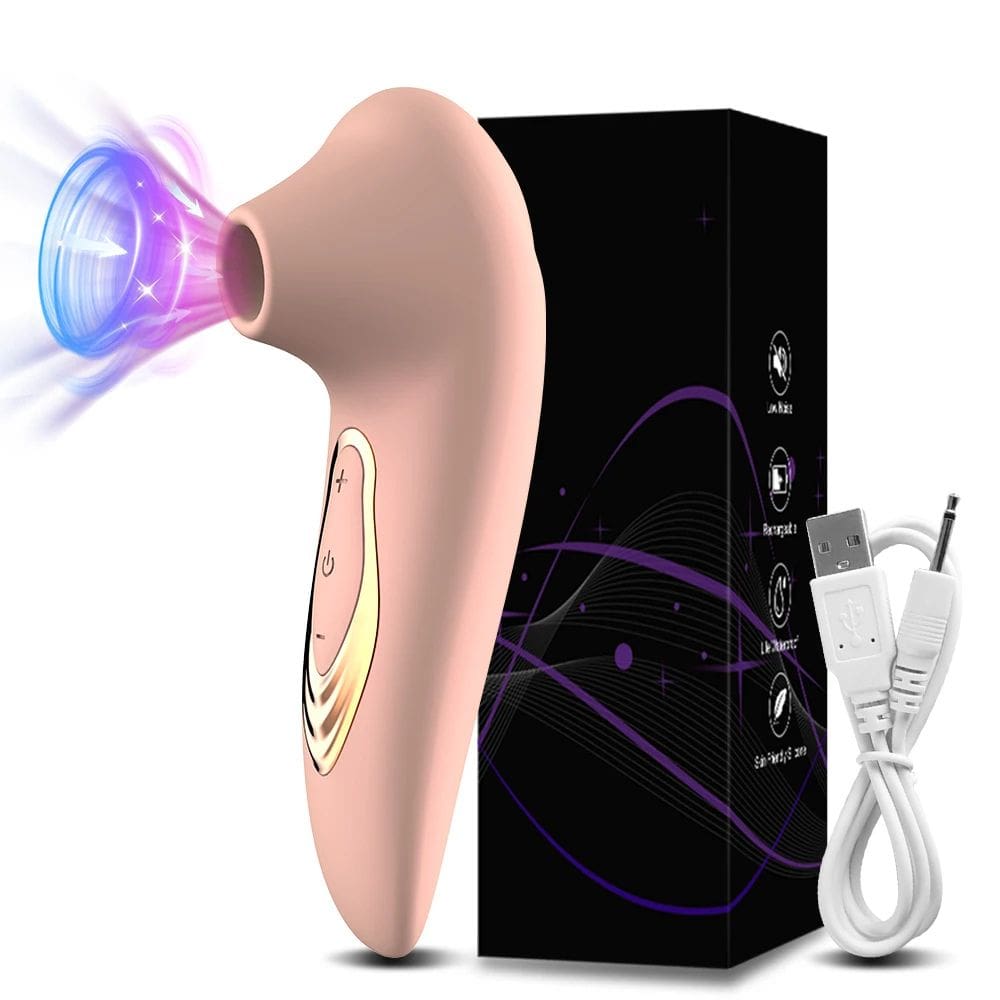 __switch:Beige Aspirateur Clitoris Silicone Beige