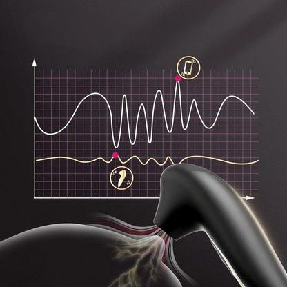 __switch:Noir Aspirateur Clitoris Silicone Noir