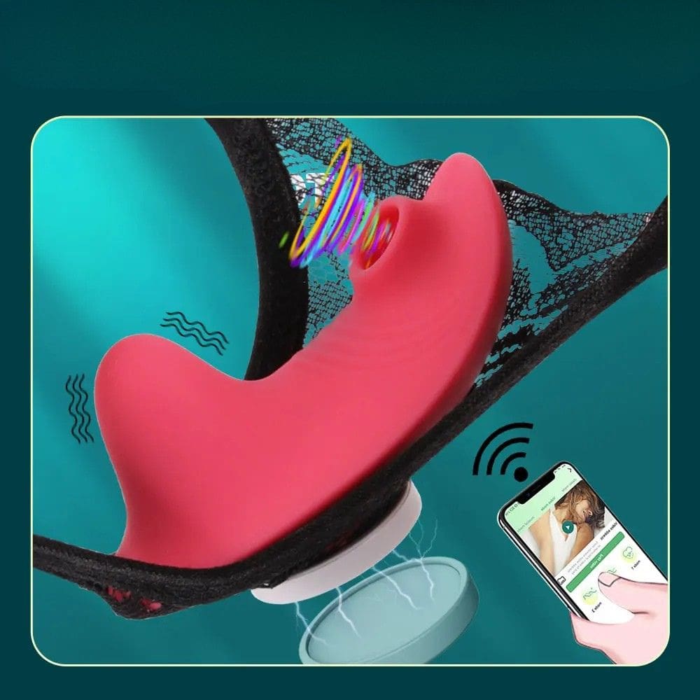 __switch:Rose Aspirateur Clitoris avec Boule Massage Intense