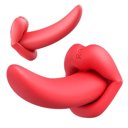 Langue Vibrante Anal Rouge