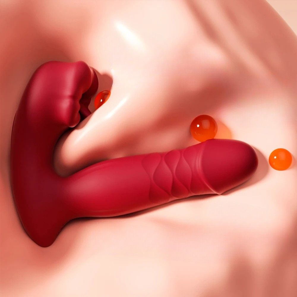 Langue Vibrante Connecté 2 en 1 Persis rouge