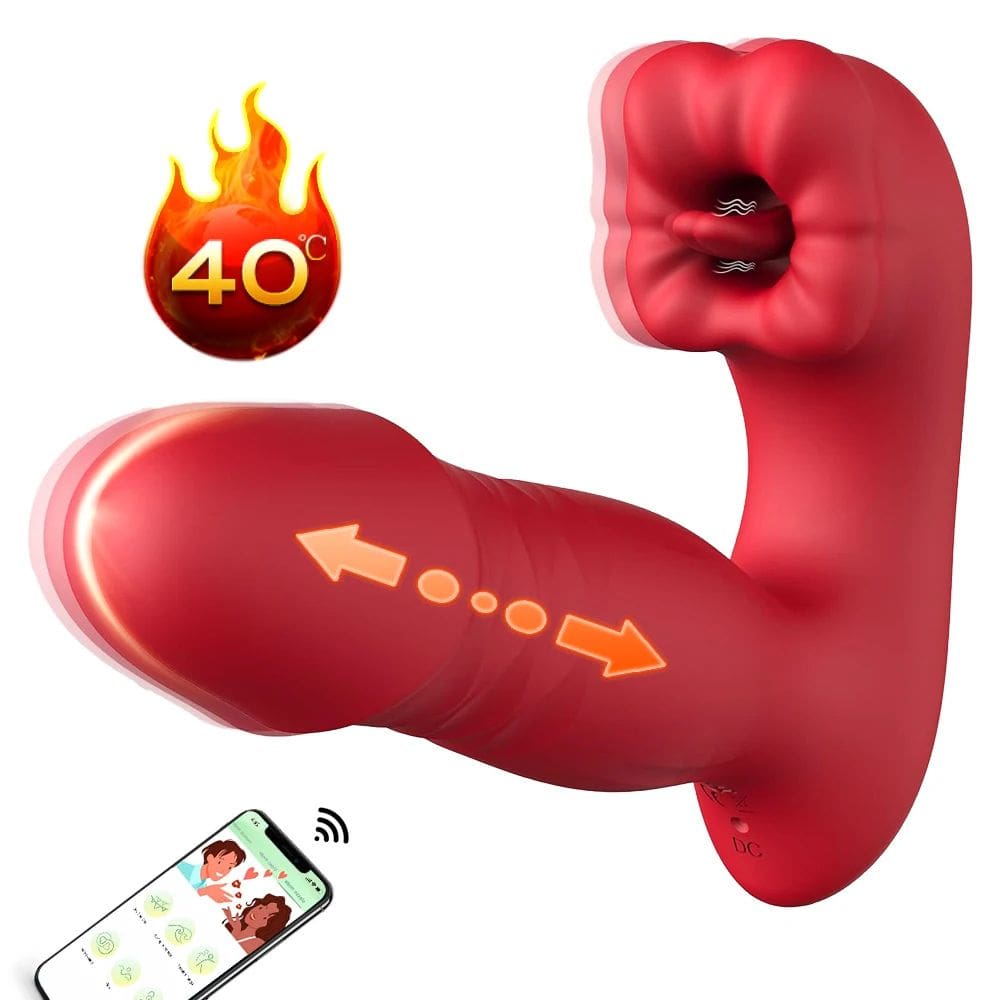 Langue Vibrante Connecté 2 en 1 Persis chauffante