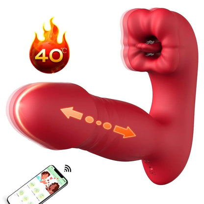 Langue Vibrante Connecté 2 en 1 Persis chauffante