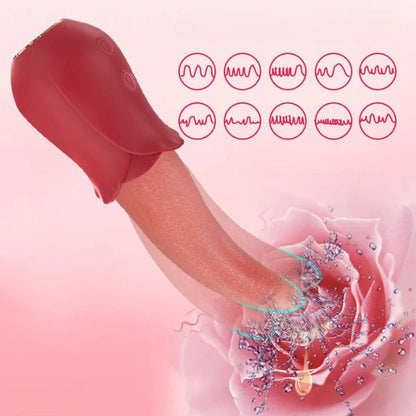 Langue Vibrante Puissante avec Plusieurs Vibrations