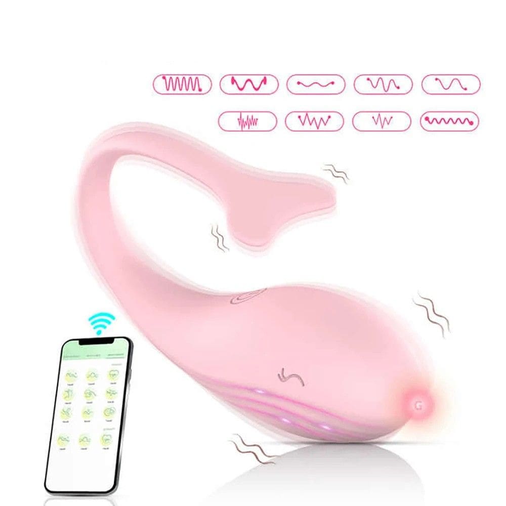 Vibrator mit App Vibro Ei im Wal Design Calandra | Hello Vibro Vibrator mit App Vibro Ei im Wal Design Calandra | Hello Vibro