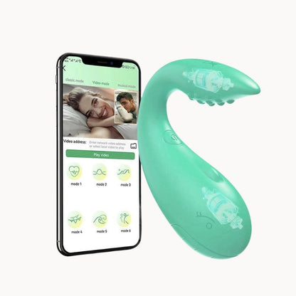 __switch:Vert Oeuf Vibrant Baleine en Silicone