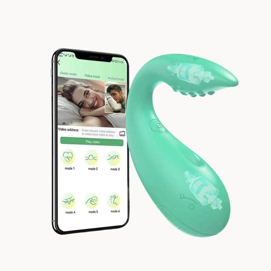 __switch:Vert Oeuf Vibrant Baleine en Silicone