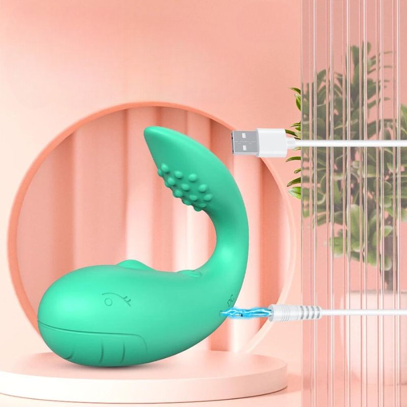 __switch:Vert Oeuf Vibrant Baleine Rechargeable