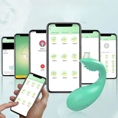 __switch:Vert Oeuf Vibrant Baleine Connecté