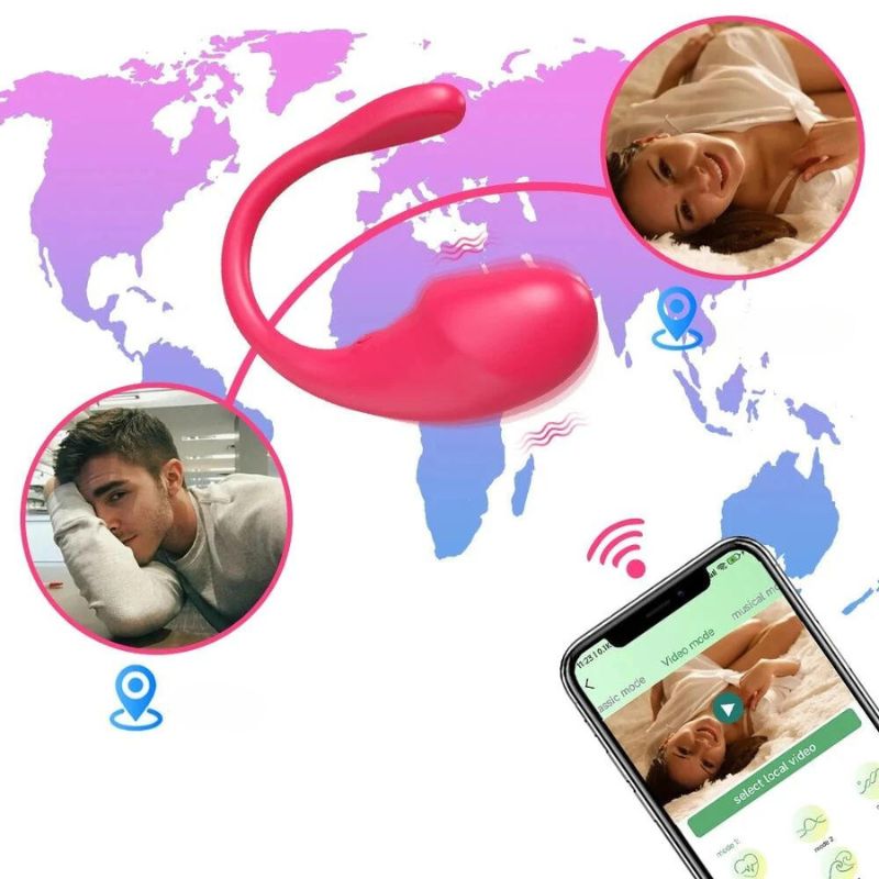 __switch:Rose Oeuf Vibrant Clitoris Longue Distance