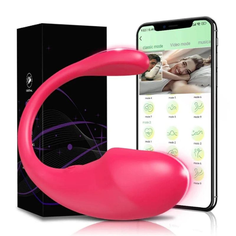 __switch:Rose Oeuf Vibrant Clitoris en Silicone