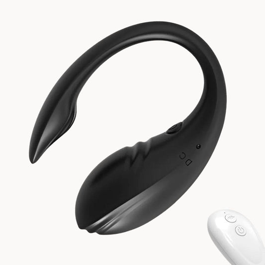 Oeuf Vibrant Noir Télécommandé Ydris