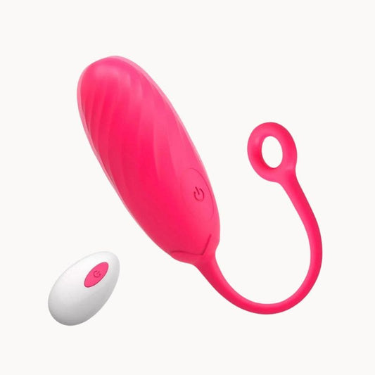 __switch:Rose Oeuf Vibrant Télécommandé Silencieux