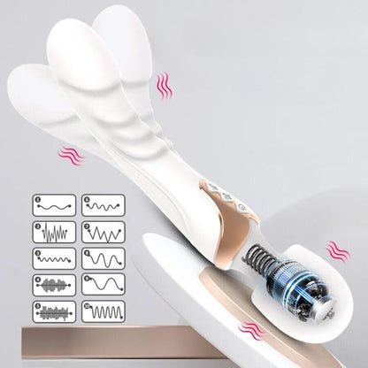__switch:Blanc Vibromasseur Baguette Magique Puissant