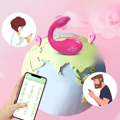 __switch:Rose Vibromasseur Baleine Longue Distance
