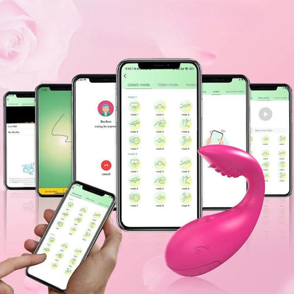 __switch:Rose Vibromasseur Baleine Connecté
