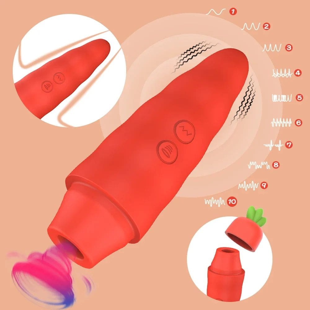 Bunnyris Carrot Vibrator | Hello Vibro Bunnyris Carrot Vibrator | Hello Vibro