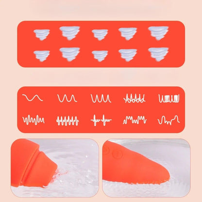 Vibromasseur plusieurs vitesses Carotte Bunnyris