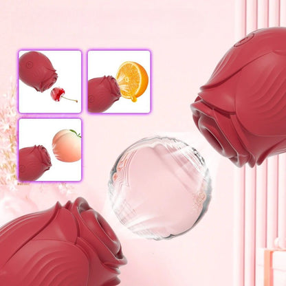 Vibromasseur soufflant en Forme de Rose