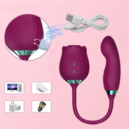 Vibromasseur Fleur charge magnétique