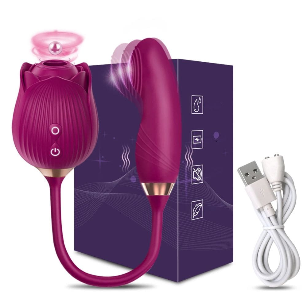 Vibromasseur Fleur violet