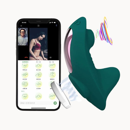 __switch:Vert Aspirateur Clitoris avec Boule Massage