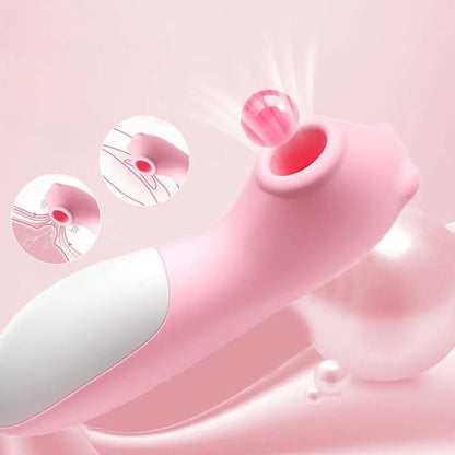 Vibromasseur aspirant et soufflant Ours Tedyx