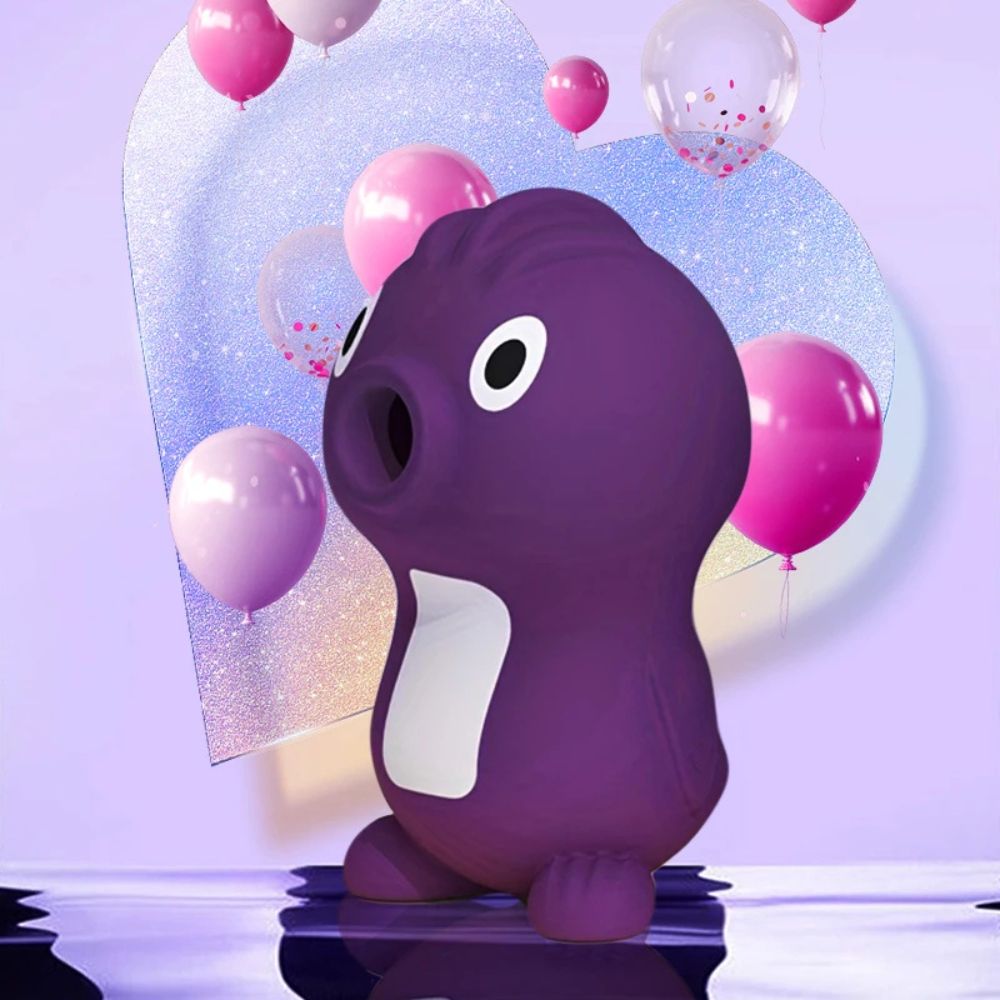 Vibromasseur Pingouin Pinaya  avec ballons