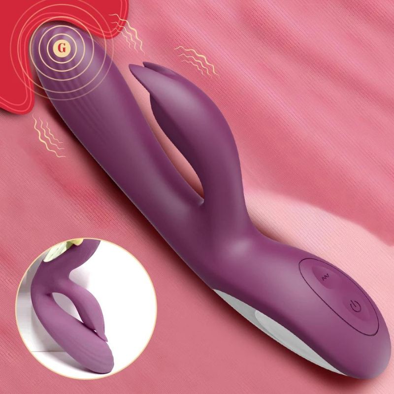 Vibromasseur Rabbit de Luxe Violet Stimulation du Point G