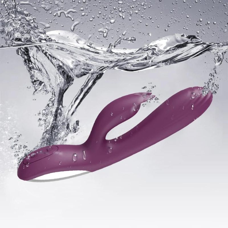Vibromasseur Rabbit de Luxe Violet Waterproof