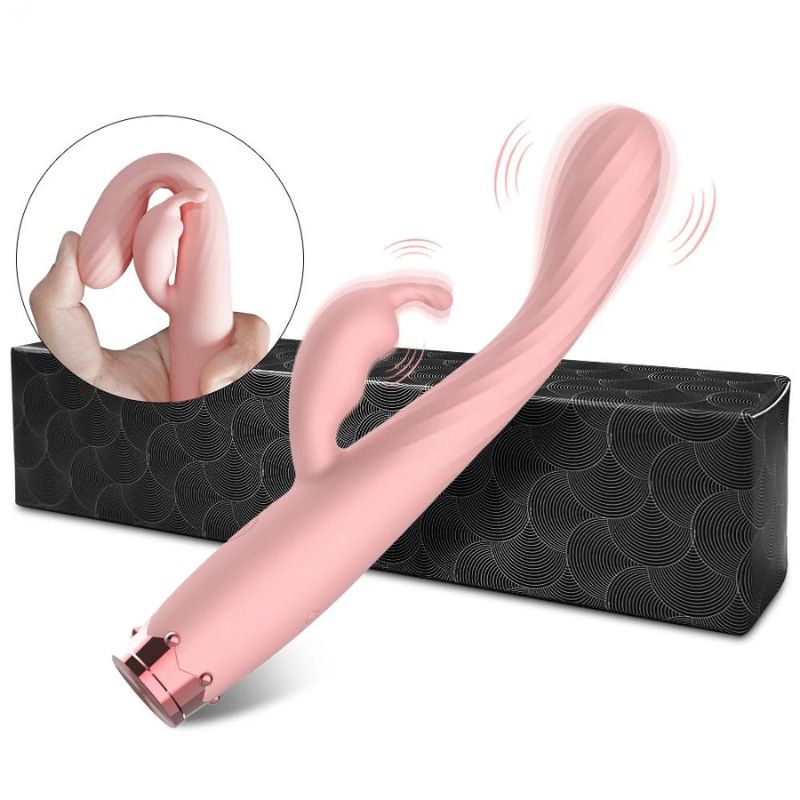 __switch:Rose Vibromasseur Rabbit Point G Rose